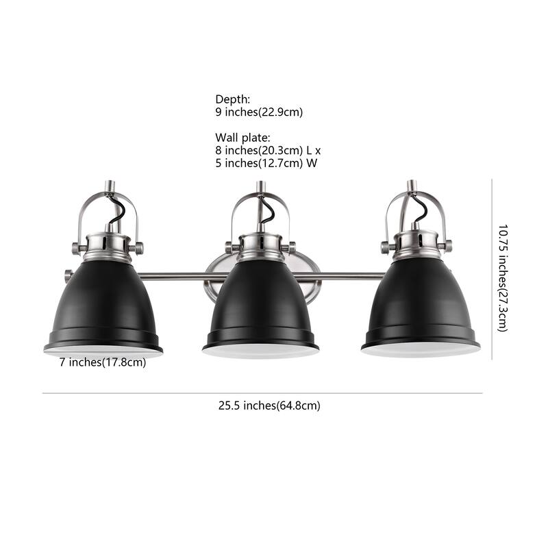 Sydney Farmhouse Bohemian Iron LED Vanity by JONATHAN Y