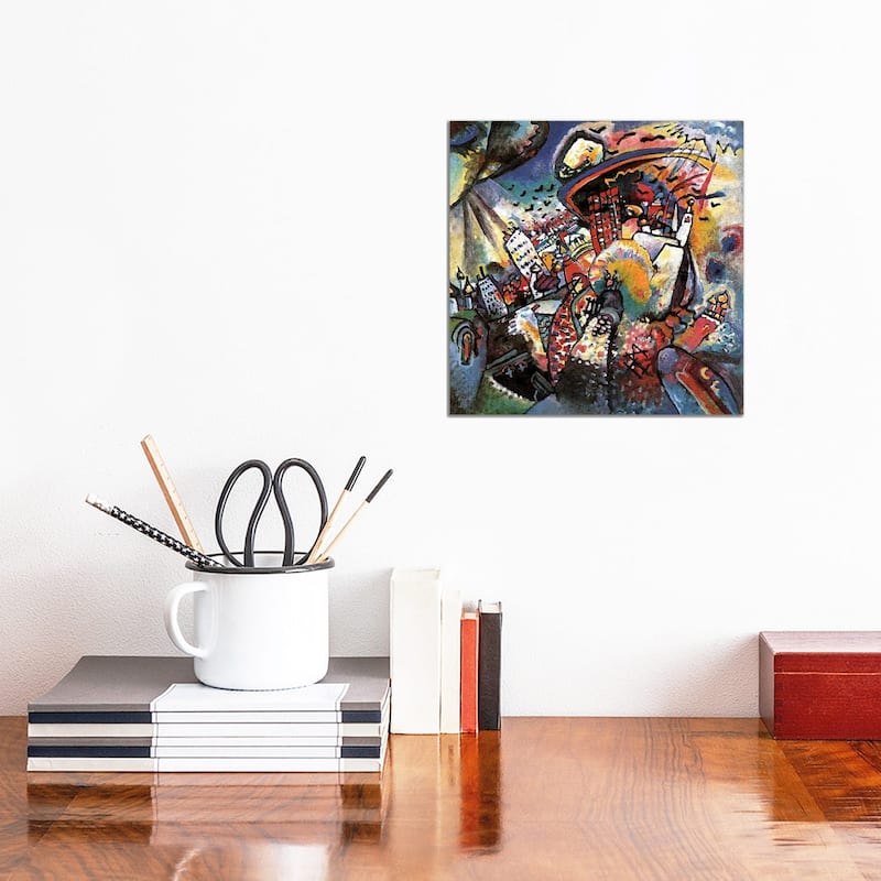 iCanvas "Moscow II" by Wassily Kandinsky Canvas Print - 12x12x0.75