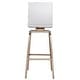 preview thumbnail 30 of 28, Miles Acrylic Swivel High Back Bar Stools (Set of 2) by iNSPIRE Q Bold