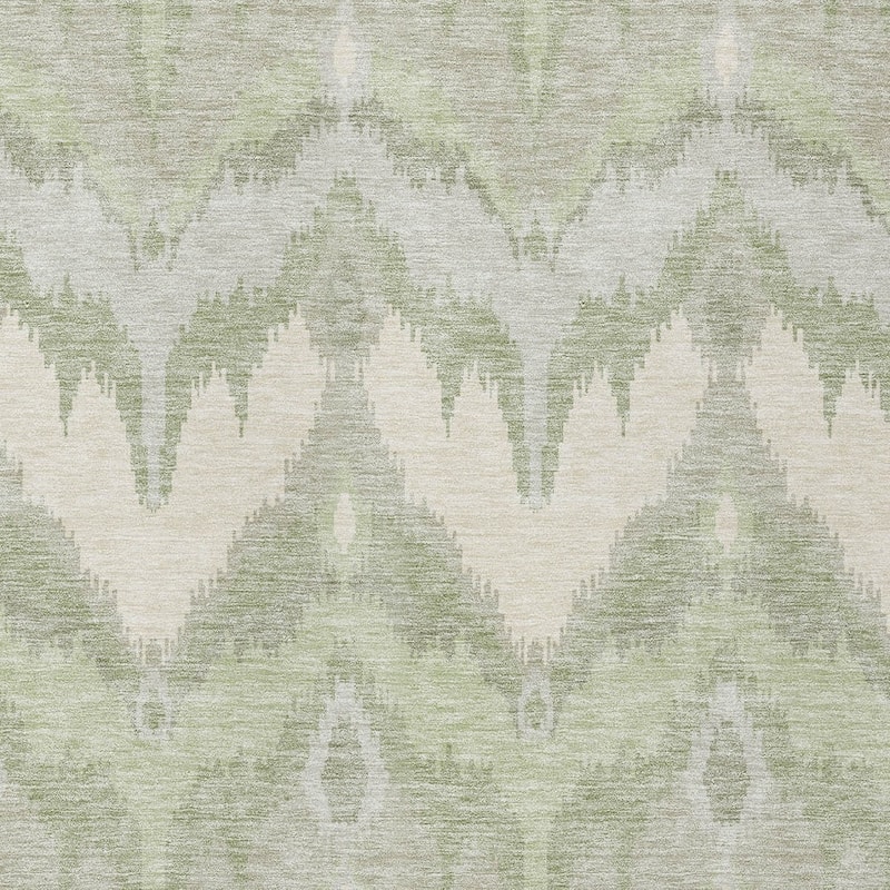 HomeRoots Ikat Transitional Rectangle Outdoor Rug