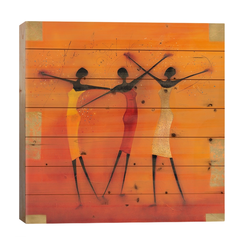 Feel Free I Print On Wood by Jan Eelse Noordhuis - Multi-Color
