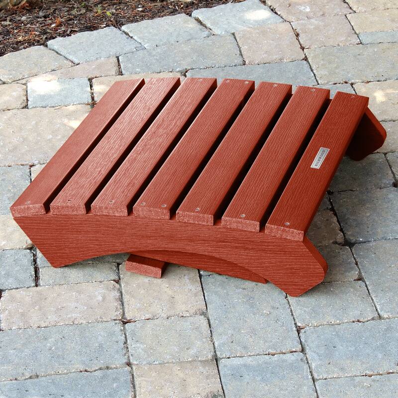 HIGHWOOD Folding and Reclining Adirondack Chair with Folding Ottoman