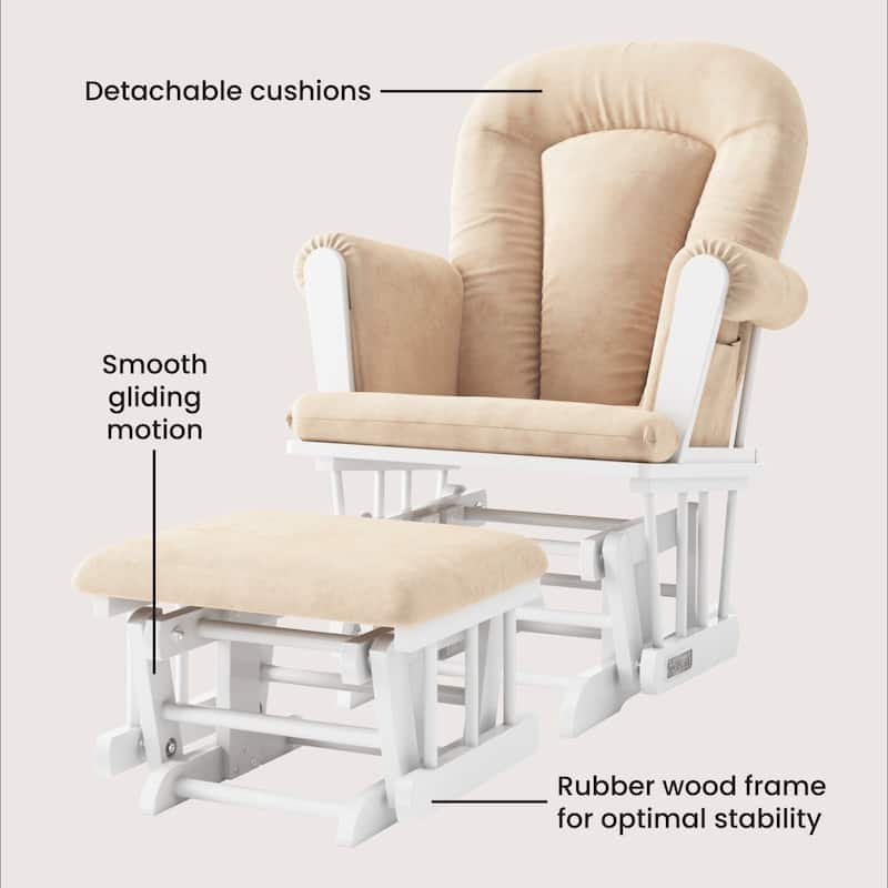 Child Craft Tranquil Glider Rocker and Ottoman Set