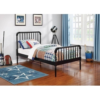 Jones Traditional Wood Twin Open Frame Bed