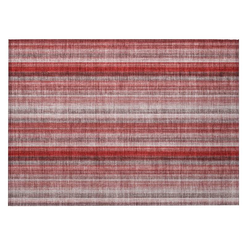 Naso Stripe Weather Resistant Classic Meets Modern Outdoor Rug