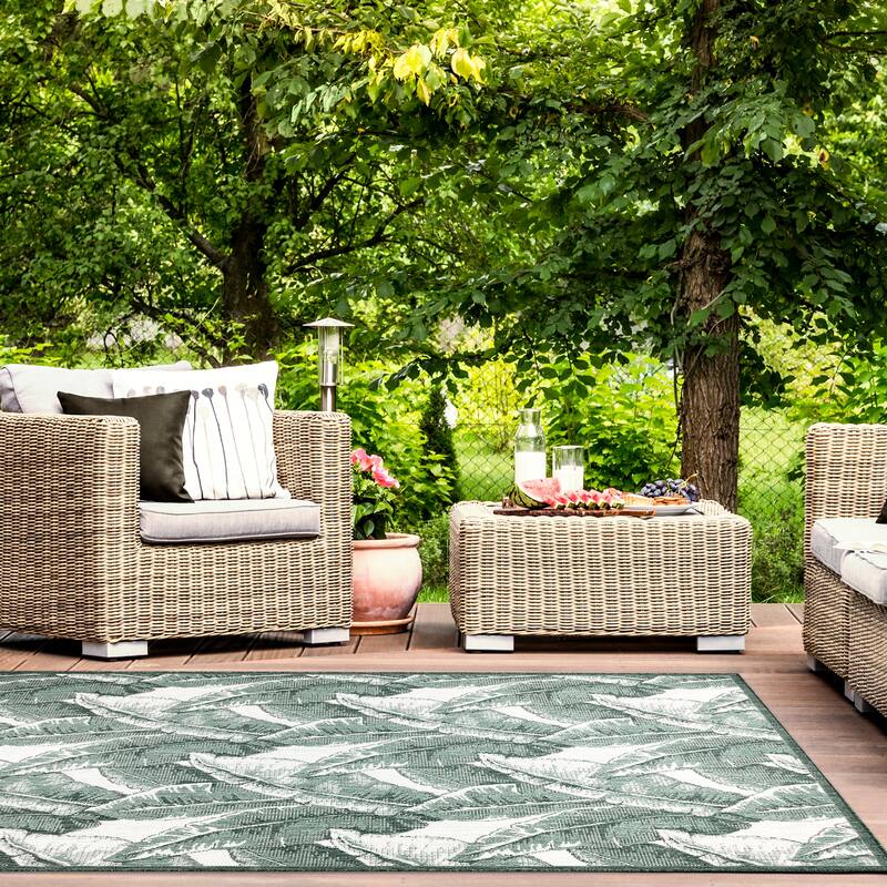 Liora Manne Malibu Fronds Indoor/Outdoor Rug