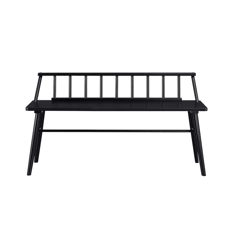 Middlebrook Solid Wood Low-Back Spindle Entry Bench