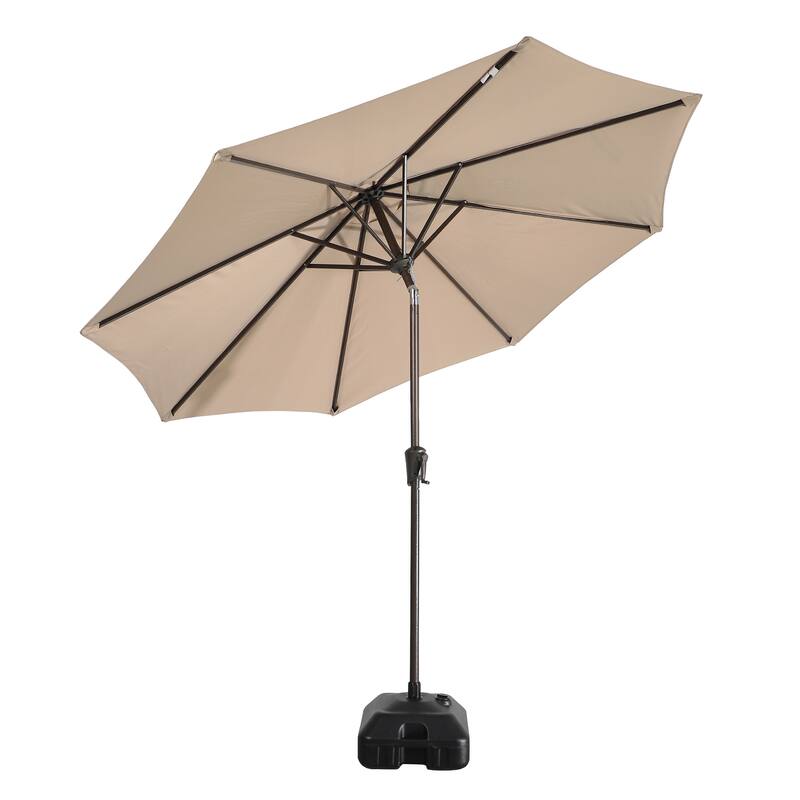 9-foot Patio Umbrella, Base Included