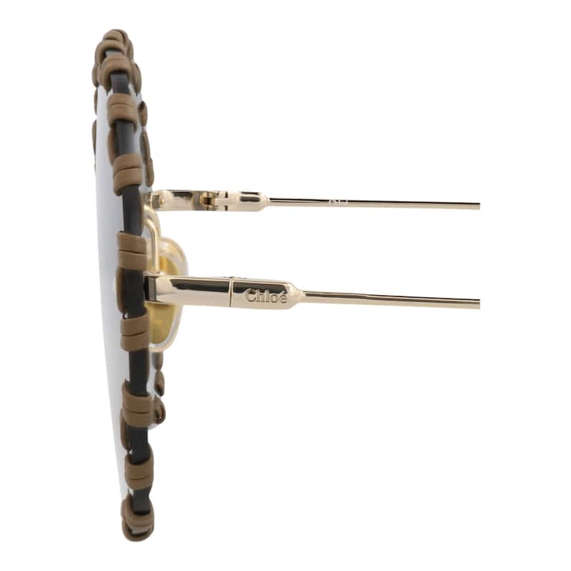 Chloé Round-Frame Metal Sunglasses