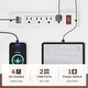 preview thumbnail 39 of 68, L Shaped Gaming Desk Computer Desk Corner Desk Pegboard Power Outlet