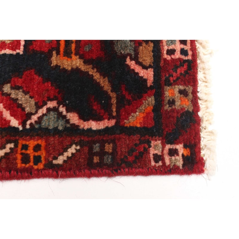 ECARPETGALLERY Hand-knotted Andelz Red Wool Rug - 3'11 x 6'0