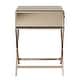 preview thumbnail 15 of 25, Camille X Base Mirrored Accent Campaign Table by iNSPIRE Q Bold