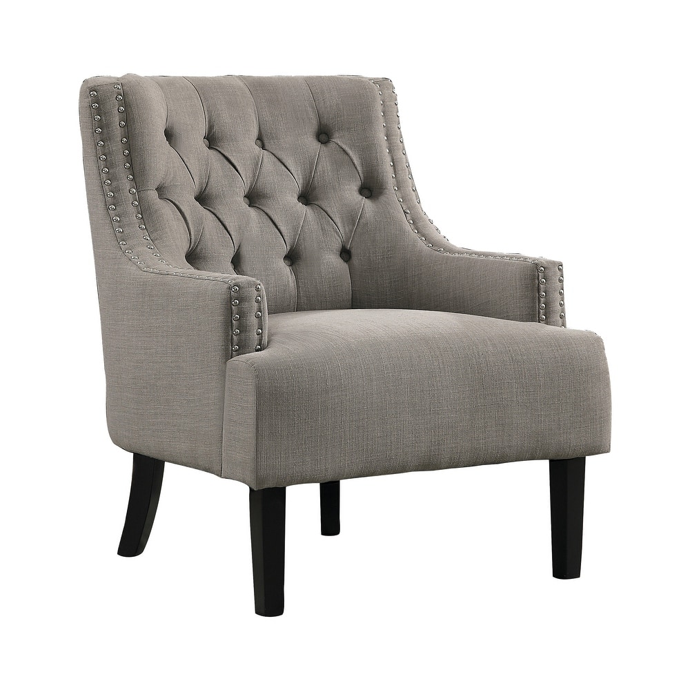 Lorenzi Upholstered Button-tufted Accent Chair