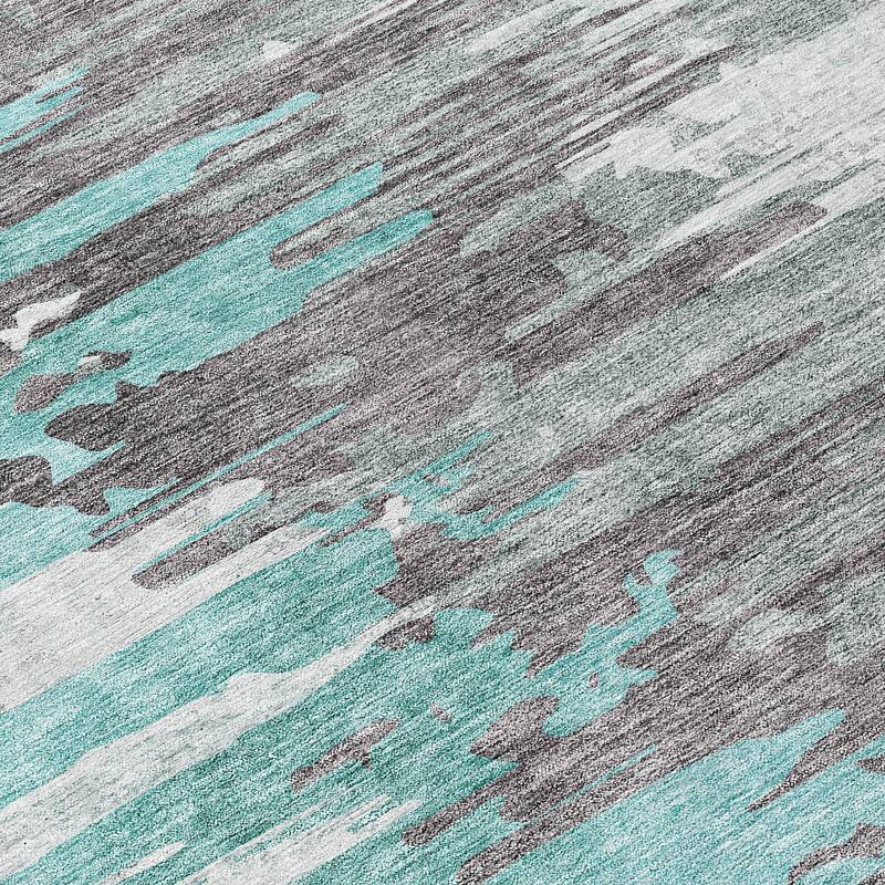 Machine Washable Indoor/ Outdoor Chantille Modern Ombre Rug