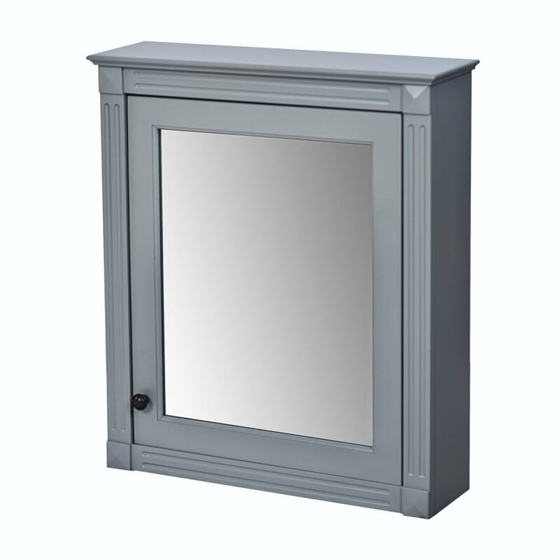 24" x 27" Wall-Mounted Medicine Cabinet with Mirror and Over-the-Toilet Space Saver Storage