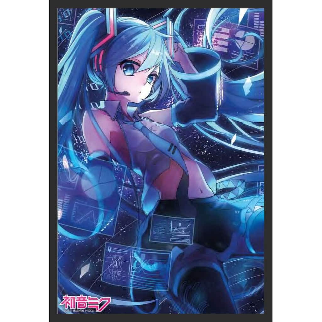 Hatsune Miku - Screen Framed Art Poster - 24 x 36 Inch