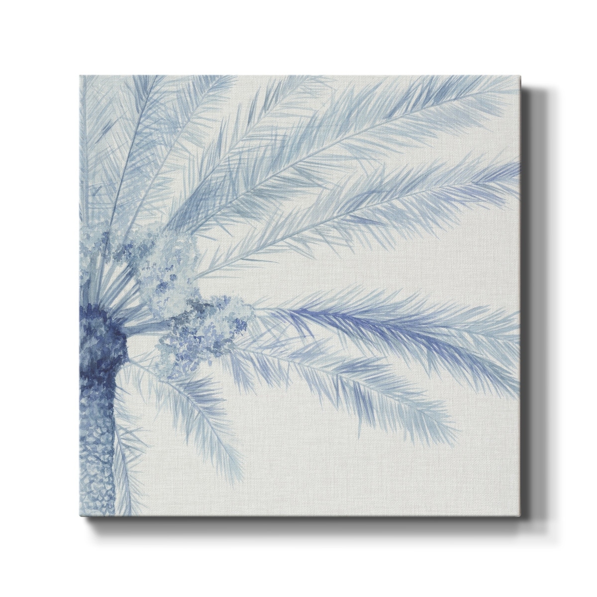 Chambray Palms II-Premium Gallery Wrapped Canvas - Ready to Hang