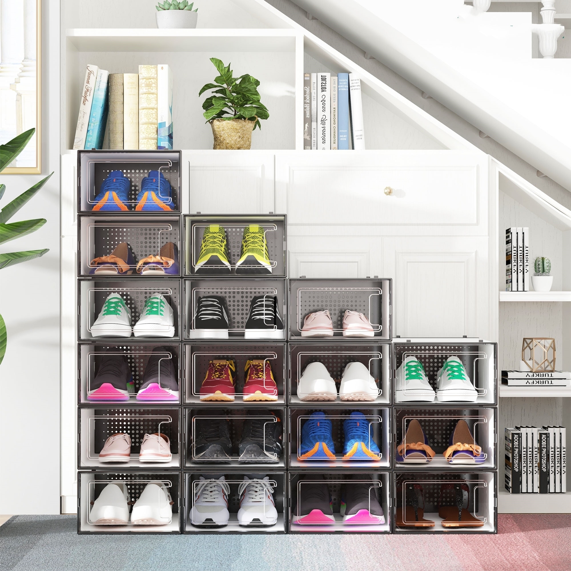 Drop front hotsell shoe box large
