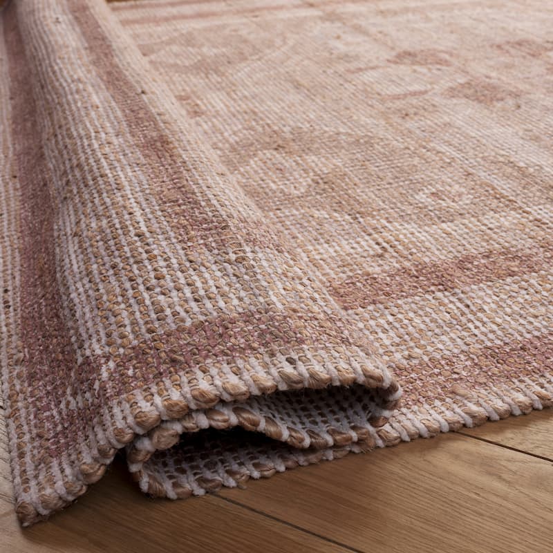 SAFAVIEH Handmade Saffron Lubke Jute & Chenille Rug