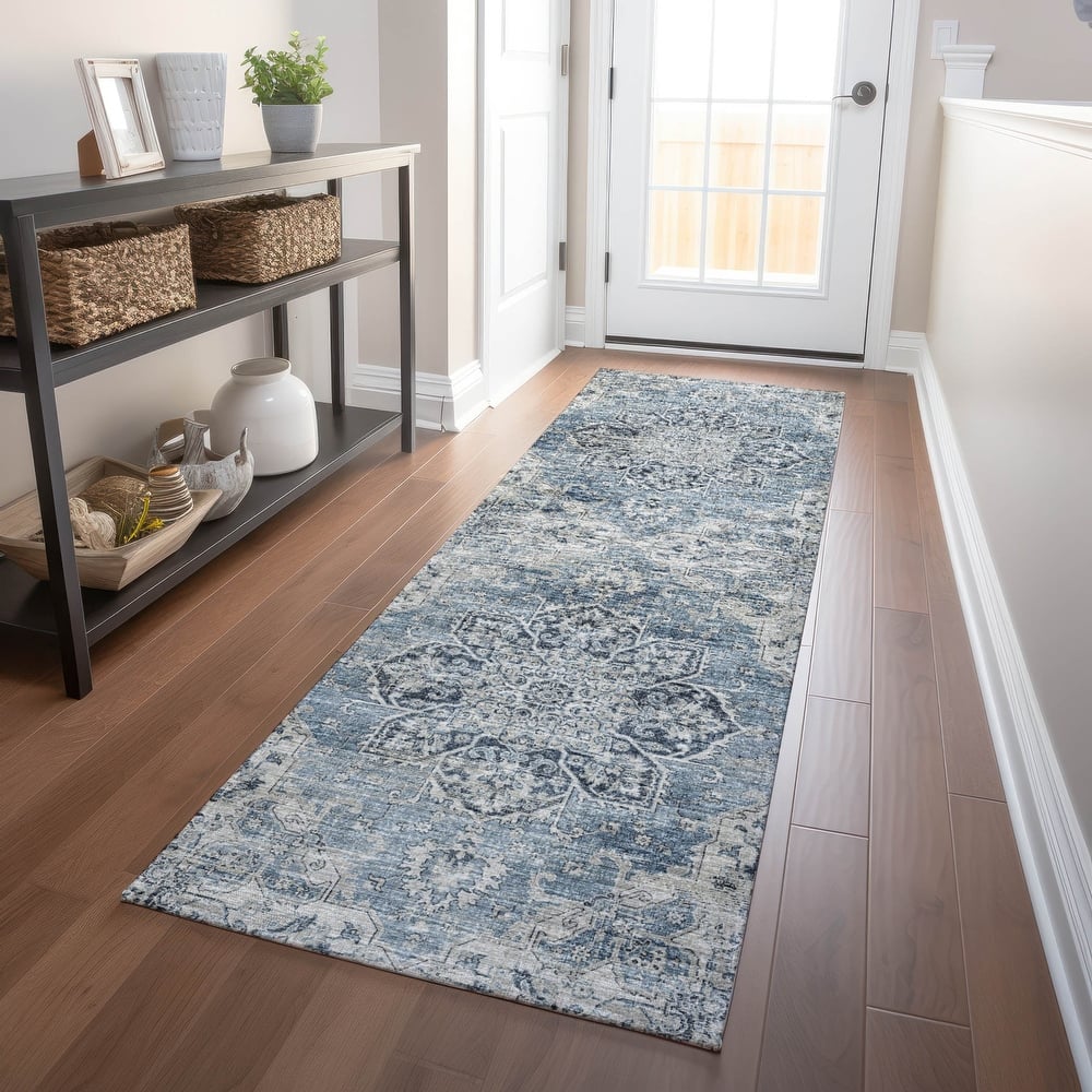 Premium Washable Super Soft Traditional Heriz Mayfield Rug