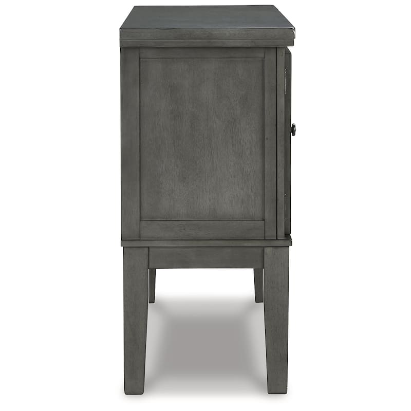 Hallanden Antique Gray Dining Room Server - 56"W x 18"D x 39"H