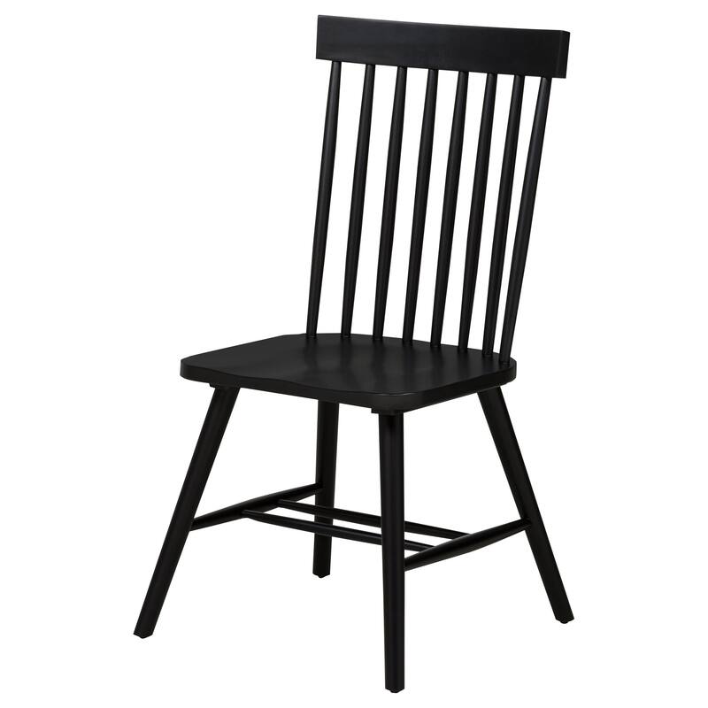 Andrews Windsor Spindle Back Dining Side Chair (Set of 2)