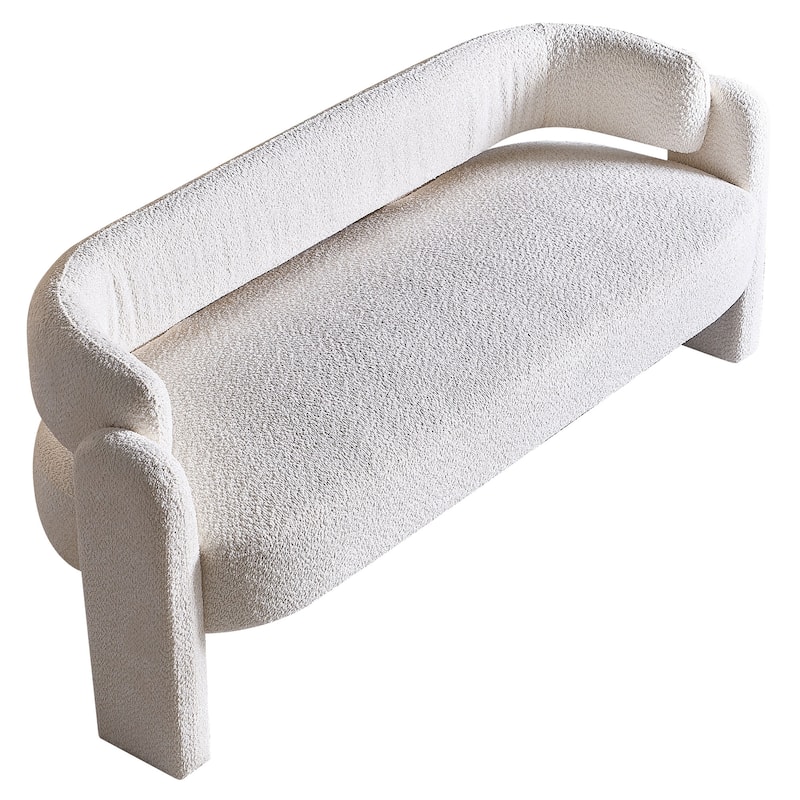 Boucle Upholstery Modern Sofa