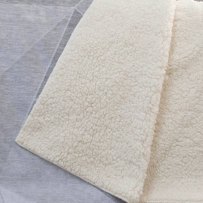 Premium Machine Washable Modern Contemporary Sherpa Throw Blanket