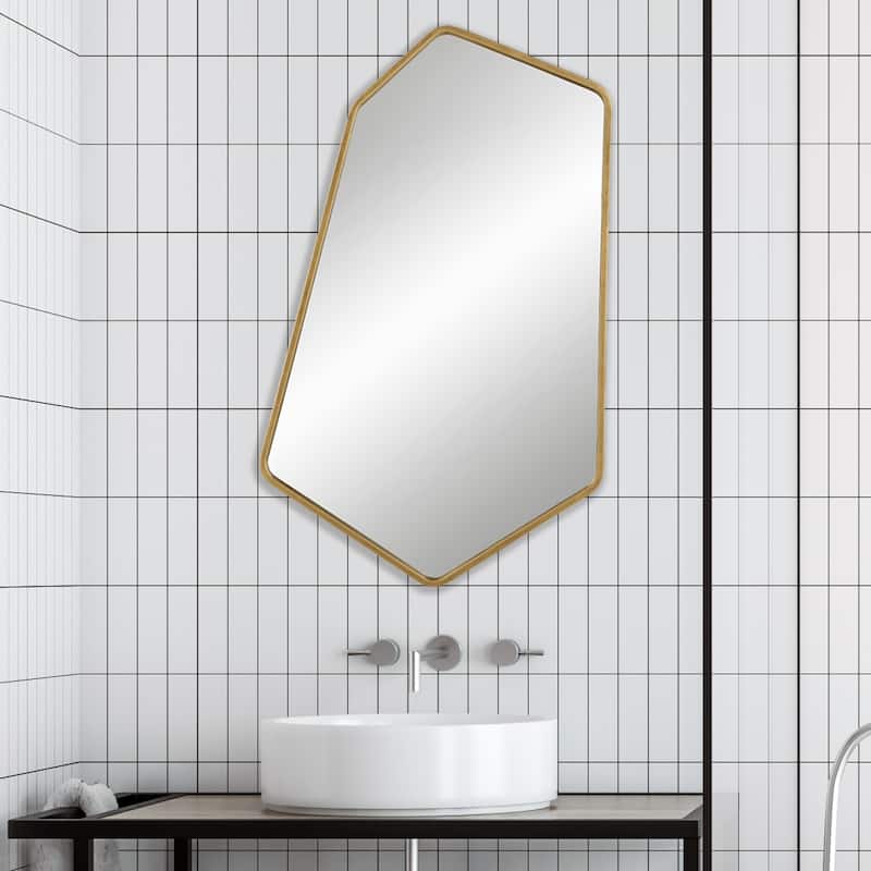 Uttermost Linneah Large Gold Mirror - 21.5"W x 35"H x 1.125"D