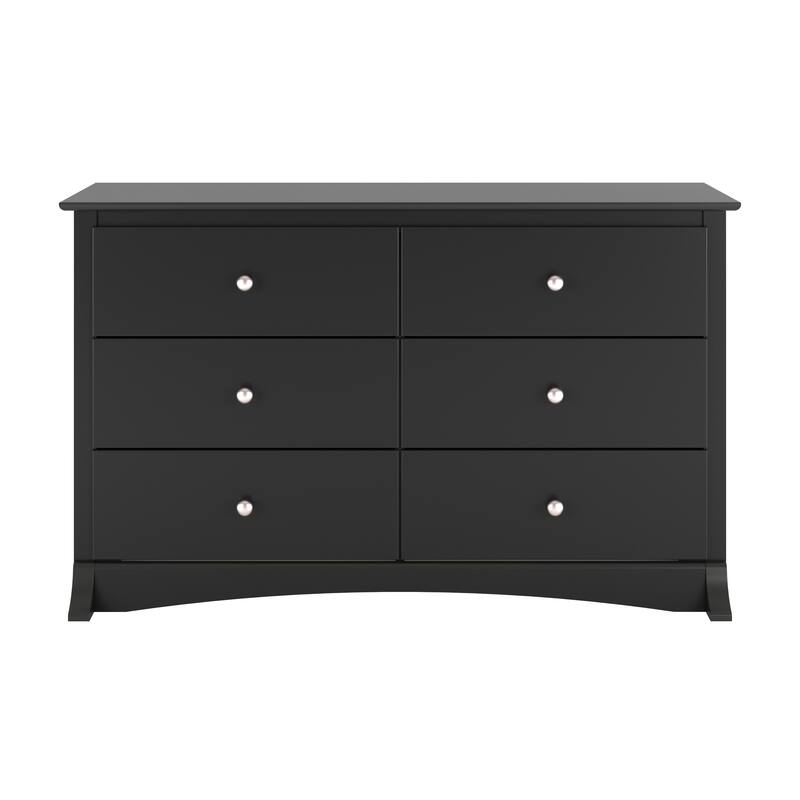 Porch & Den Commerce Black 6-drawer Condo-sized Dresser - Black