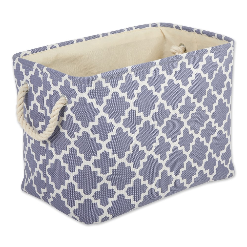 DII Lattice Decorative Storage Bin