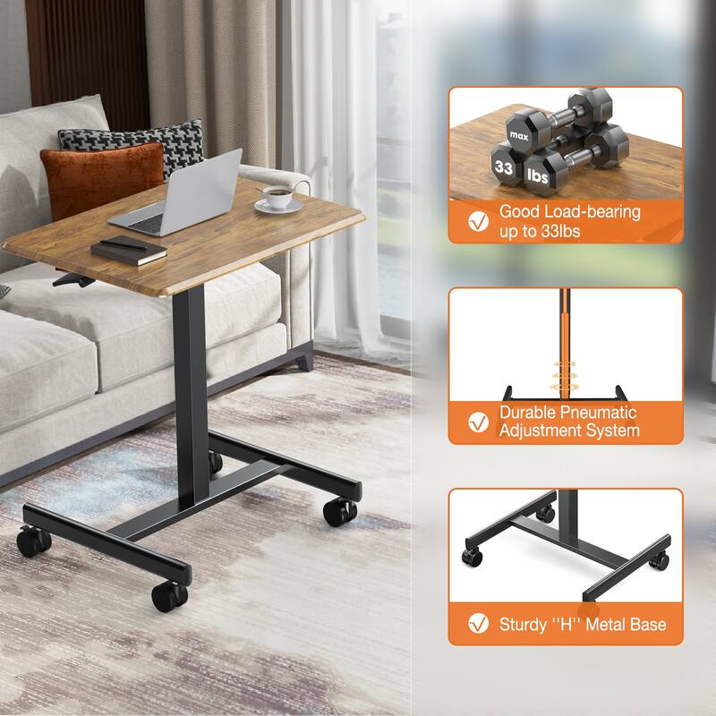 Mobile Rolling Standing Desk with Adjustable Height On Sale Bed Bath & Beyond 39509521