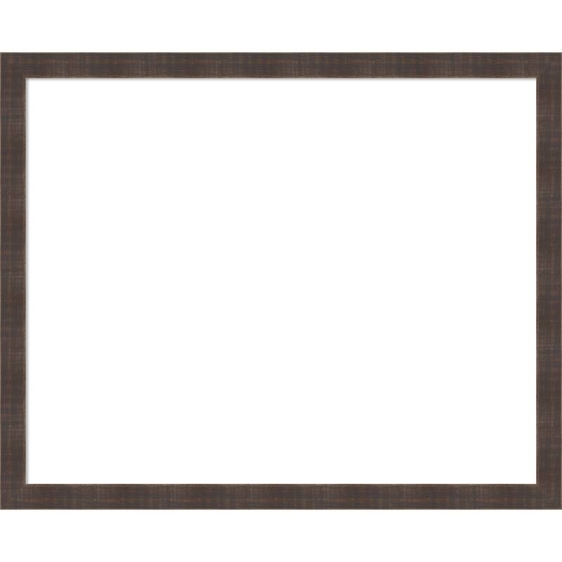 Amanti Art Whiskey Brown Rustic Framed Dry Erase Magnetic Board