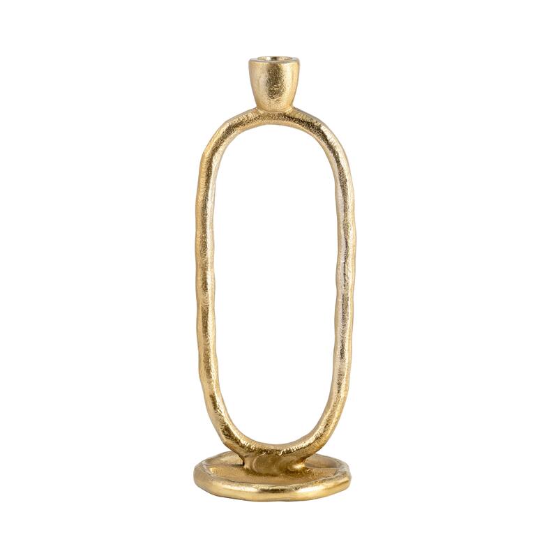 Sagebrook Home Oval Ring Taper Candle Holder