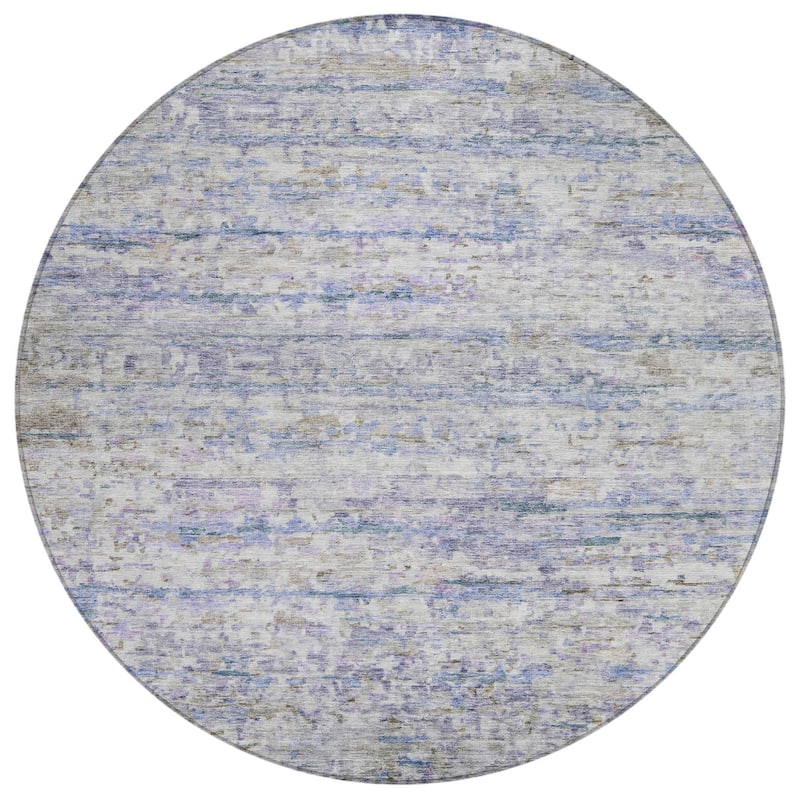 HomeRoots Striped Transitional Rectangle Outdoor Rug