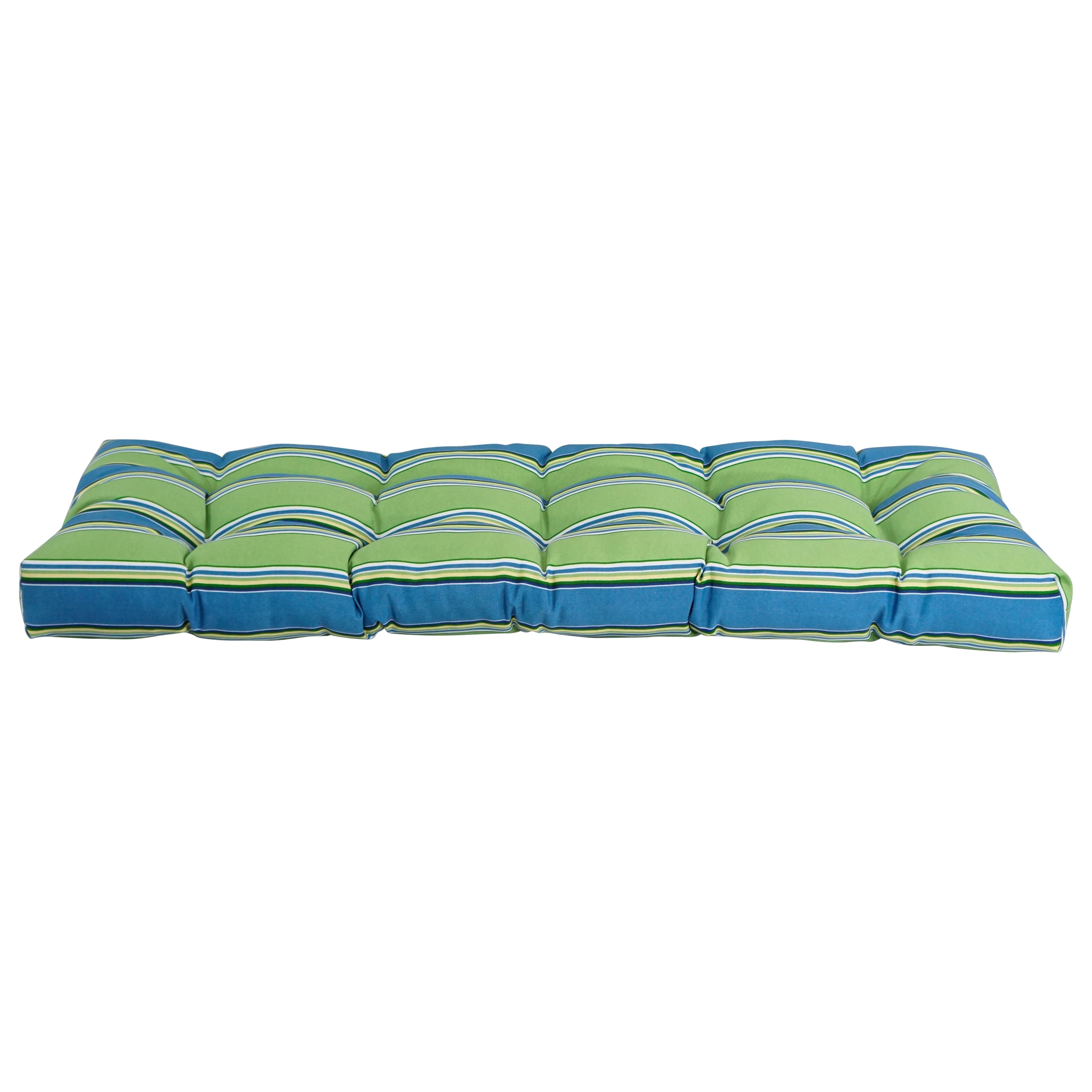 Tufted Indoor Outdoor Bench Cushion Multiple widths from 46 to 60