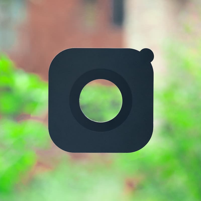 2K Window Camera 2-Pack with Full-Color Night Vision, AI Smart Alerts and Motion Detection - White