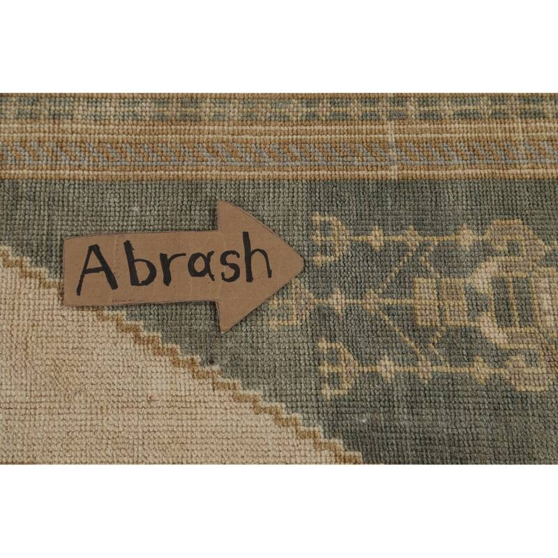 Vintage Anatolian Oriental Wool Area Rug Hand-knotted Office Carpet - 5'6" x 10'3"