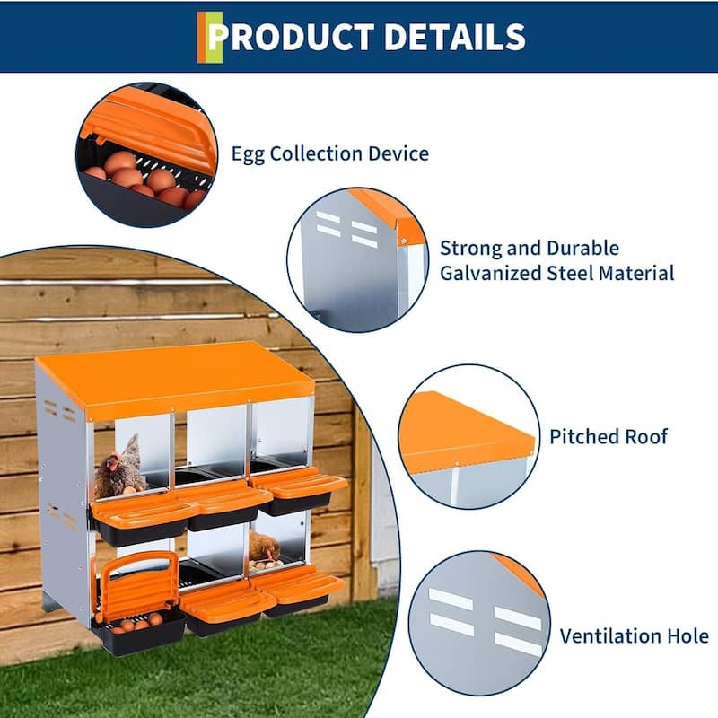 Metal Chicken Nesting Box
