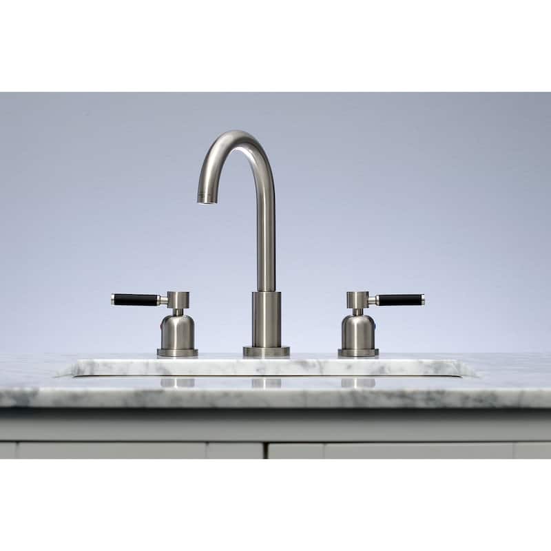 Kingston Brass Kaiser 8-in. Widespread Bathroom Faucet - Brushed Nickel
