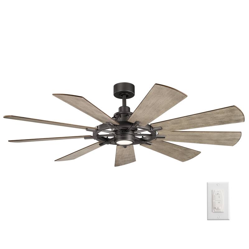 Gentry 65-inch LED Ceiling Fan (3-finish options)