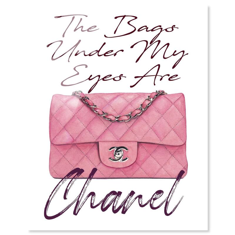 The Bag Under my Eyes Acrylic by Art Remedy, Ready to Hang - 30" x 36"