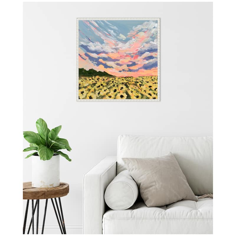 Kate and Laurel Sylvie Kansas Framed Canvas by Emily Kenney