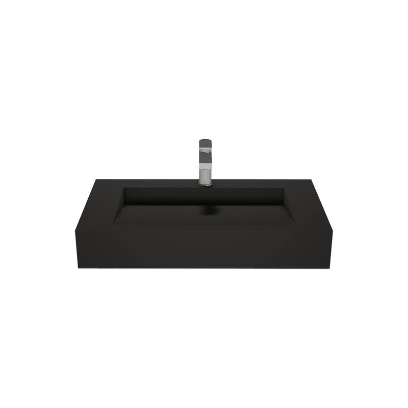 Audrey 36" - 72" Solid Surface Bathroom Vanity Top