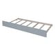 preview thumbnail 23 of 46, Wooden Daybed, Twin Sofa Bed with Trundle and Fence Guardrails for Kids Teens Adults, Wood Slat Support, No Box Spring Needed