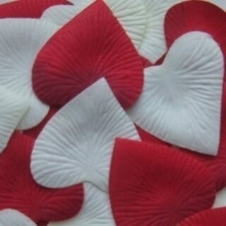 Shop Heart Shaped Silk Rose Petals Wedding Favors Decor 200