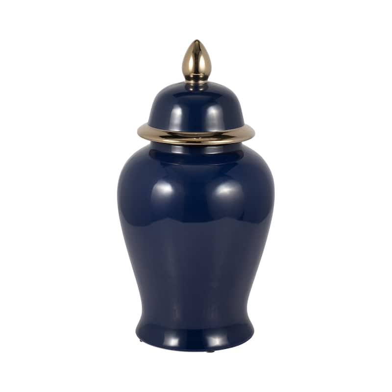 Sagebrook Home Ceramic Temple Jar