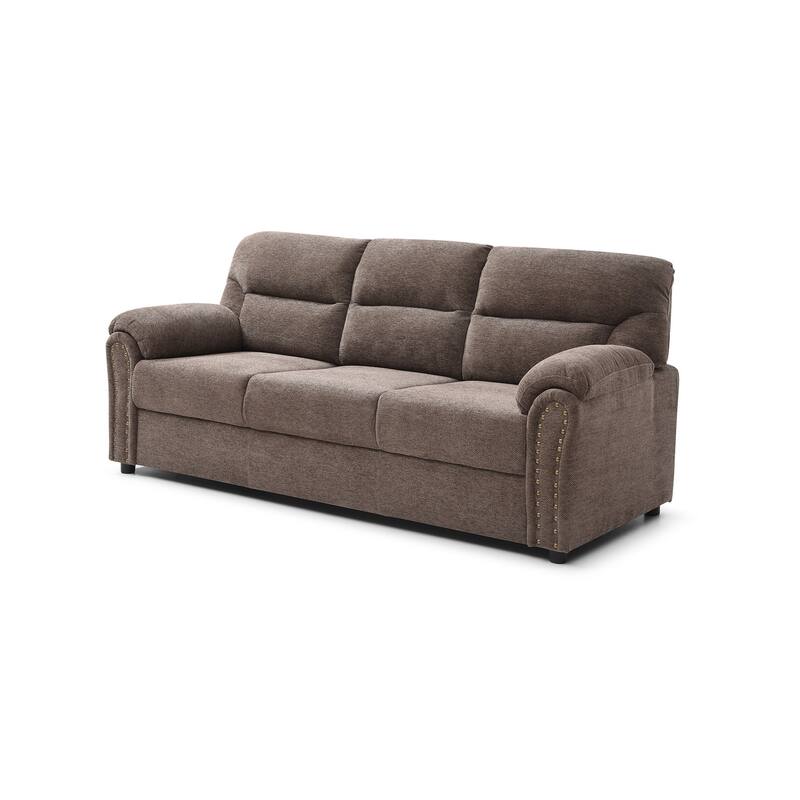 Hamilton 82 in. Pillow Top Arm Polyester Straight Sofa