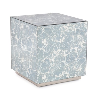 Allan Andrews Paxton Mirrored Side Table - 16 x 16 x 17