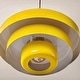 preview thumbnail 8 of 32, Industrial Adjustable Chandelier 1-Light Pendant Light with 3-Layer Metal Shade, Vintage Hanging Lamp for Living Room